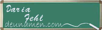 Daria Fehl Visitenkarte